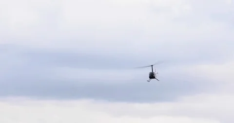 Light passenger helicopter Stock-Footage 129910169