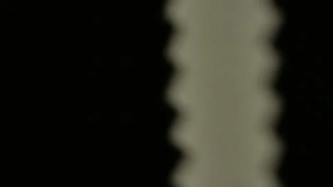 Light passes through the hole. Video stock 249483991