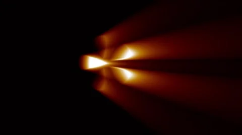 The light passes through the rotation of the fan Stock Footage 47952742