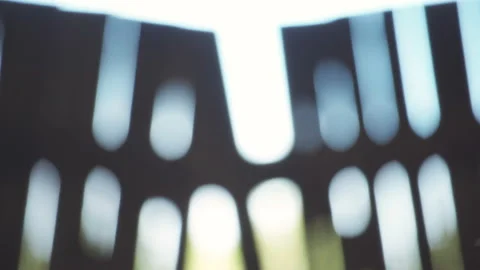 Light passing between plank door of an old barn / Artistic bokeh 스톡 동영상 130883895