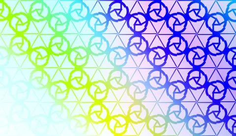 Light Pastel color Gradient Background with Geometric Pattern. For Your Graph Stock Illustration