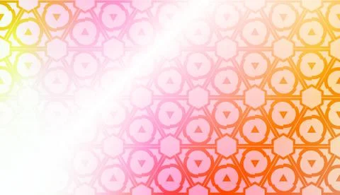 Light Pastel color Gradient Background with Geometric Pattern. For Your Graph Stock Illustration