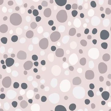 Light pastel seamless doodle pattern with hand drawn rocks ornament. Masonry  Illustrazione stock