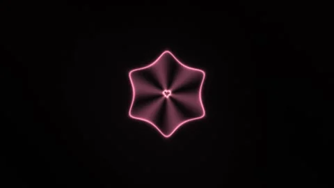 Light pattern forming heart shape in pink hue Stock Footage 339016257