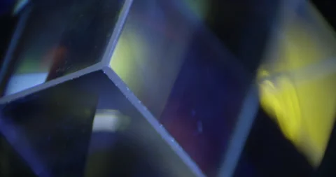 Light pattern spectrum rainbow texture refraction prism Stock Footage 280007438