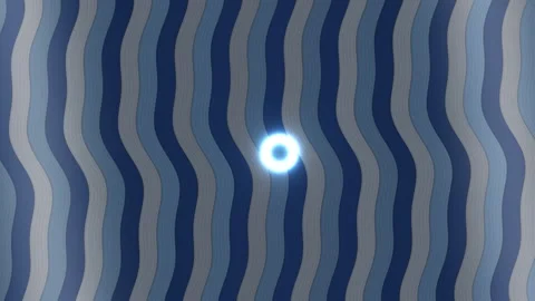 Light pattern with wavy lines in dark tones Stock Footage 338399427