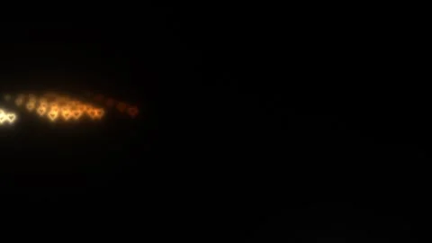Light patterns in blue and orange on a black background Stock Footage 338340752