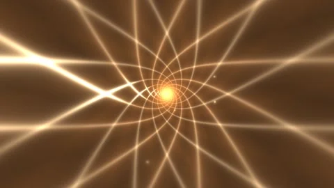 Light patterns create geometric shapes in soft brown tones 库存影片 338322973