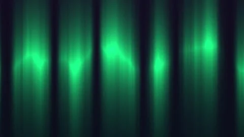 Light patterns create green waves in a dark setting Stock Footage 337964237