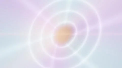 Light patterns create soft swirls on a pastel background Stock Footage 337385700