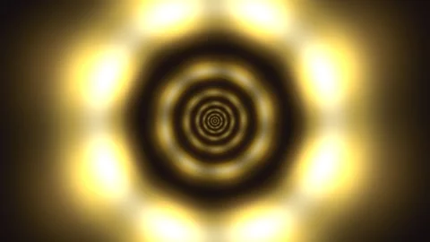 Light patterns create swirling circles in a dark background Stock Footage 339306182