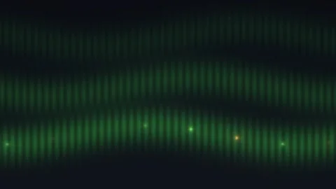 Light patterns create waves in dark space Stock Footage 338033367