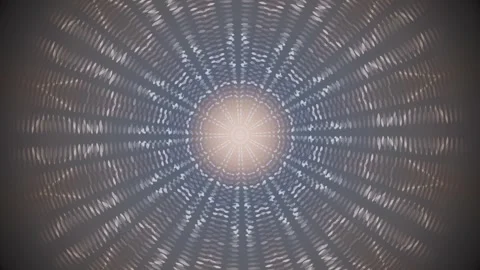 Light patterns creating radial effects in motion on dark background Stock Footage 337388773