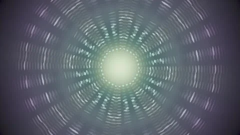 Light patterns form circular shapes and create a sense of depth Stock Footage 337410713