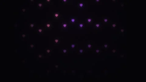 Light patterns move across a dark background in a creative Stock Footage 338396389