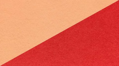 Light peach paper texture two color background with red diagonal split and .. Stock Illustration