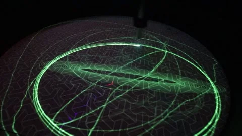 Light pendulum Stock Footage 154532211