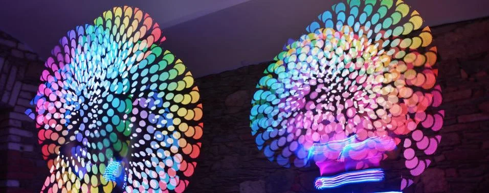 Light performance Foto stock