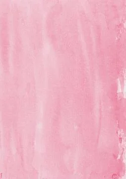 Light Permanent Carmine Hand Painted Watercolor Background Texture Stock Photos
