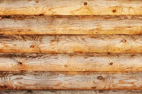 Light pine wood logs background Stock Photos