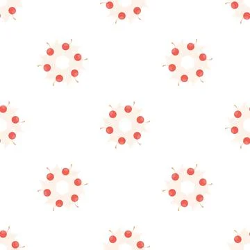 Light pink abstract circle pattern seamless vector Illustrazione stock