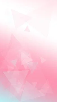 Light pink and white translucent polygons create a dreamy geometric abstrac.. Stock Illustration