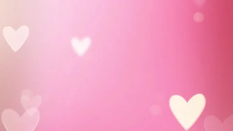 Light pink animated hearts background with pink gradient animation Vidéo 297851609