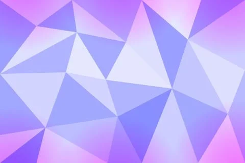 Light Pink Blue Low poly crystal background. Polygon design pattern. Vector eps Stock Illustration