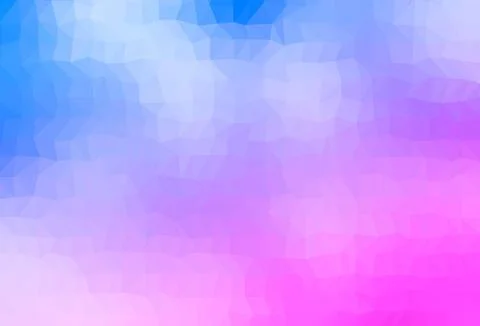 Light Pink, Blue vector abstract polygonal texture. Stock Illustration