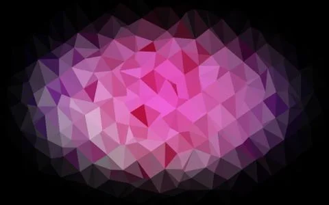 Light Pink, Blue vector abstract mosaic background. Stock Illustration