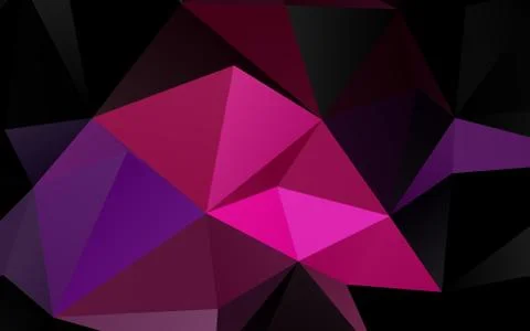 Light Pink, Blue vector abstract polygonal texture. Illustrazione stock
