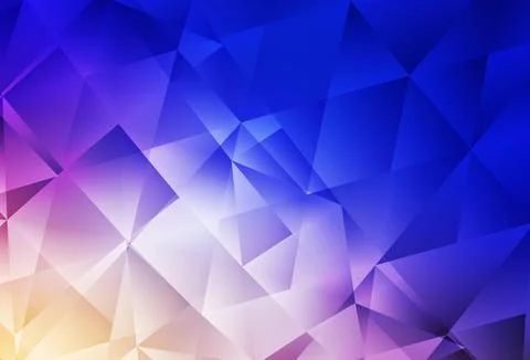 Light Pink, Blue vector abstract polygonal pattern. Stock Illustration