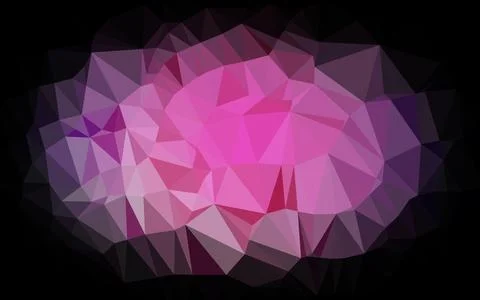Light Pink, Blue vector abstract polygonal texture. Stock Illustration