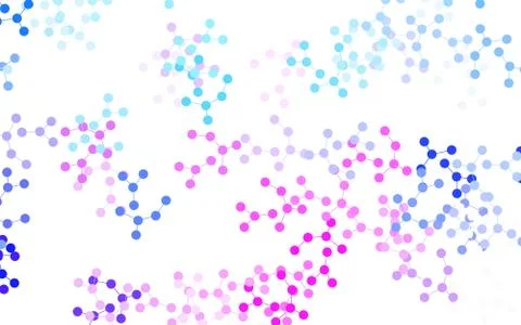 Light Pink, Blue vector backdrop with artificial intelligence data. Stock Illustration