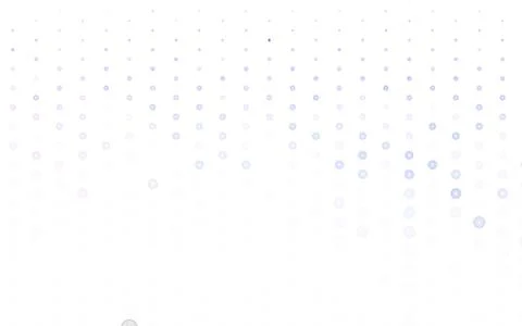 Light Pink, Blue vector backdrop with dots. Stock Illustration