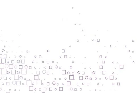 Light Pink, Blue vector backdrop with dots, spots, cubes. Illustrazione stock