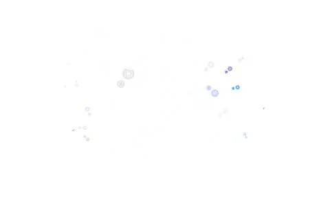 Light Pink, Blue vector backdrop with dots. Stock Illustration