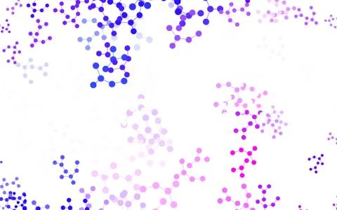Light Pink, Blue vector backdrop with artificial intelligence data. イラスト素材