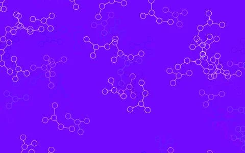 Light Pink, Blue vector backdrop with artificial intelligence data. Stock Illustration