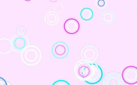 Light Pink, Blue vector backdrop with dots. Stock Illustration