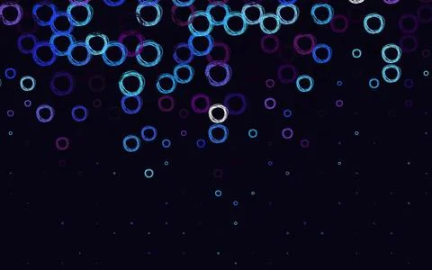 Light Pink, Blue vector backdrop with dots. Stockillustratie