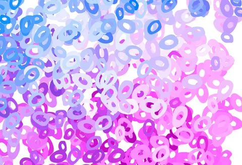 Light Pink, Blue vector backdrop with dots. Stock Illustration