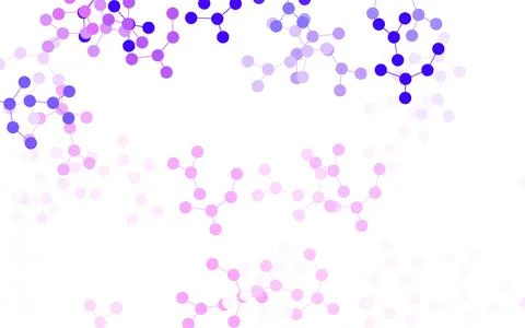 Light Pink, Blue vector backdrop with artificial intelligence data. 스톡 일러스트