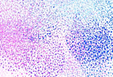 Light Pink, Blue vector backdrop with dots. Stockillustratie