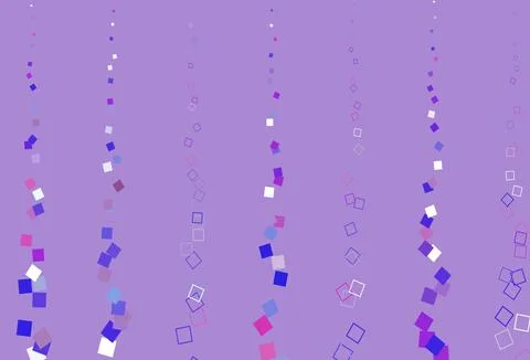 Light Pink, Blue vector backdrop with lines, rectangles. Stock Illustration