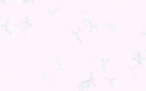 Light Pink, Blue vector backdrop with artificial intelligence data. Stock Illustration