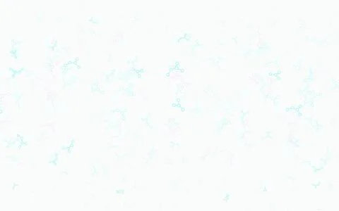 Light Pink, Blue vector backdrop with artificial intelligence data. Stock Illustration