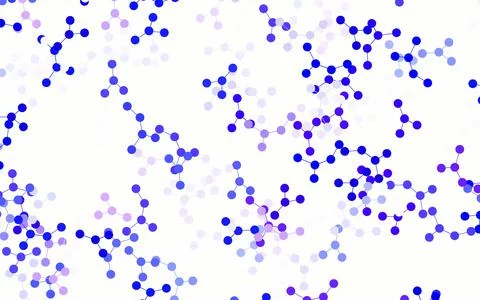 Light Pink, Blue vector backdrop with artificial intelligence data. 스톡 일러스트