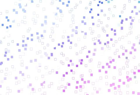 Light Pink, Blue vector backdrop with lines, rectangles. Stock Illustration