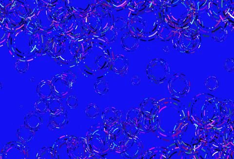 Light Pink, Blue vector backdrop with dots. Illustration